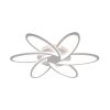 Біла світлодіодна Led-люстра на 6 плафонів до 18 м² Sirius 6236-6 WT 104W
