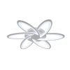 Біла світлодіодна Led-люстра на 6 плафонів до 18 м² Sirius 6236-6 WT 104W