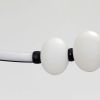 Люстра кільцева LED 84 см, чорний корпус, 3 режими світла «Anello di Perle» (6294/800BK)