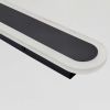 Довге лінійне настінне Led бра 80 смчорного кольору  20W Minimalism Line Black (6334/80BK)