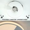 Круглая светодиодная люстра с колонкой и RGB свечением до 15 м² SONG RGB 40W R