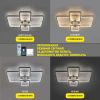 Квадратная Led люстра до 15м² с пультом и приложением (TIRE 60W 4S-APP)