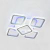 Квадратна Led люстра 60 Вт з диммером та пультом, білий корпус, до 18м² (AS8060/4+1)