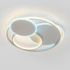 Стельова LED люстра 25 м² круглої форми 100 Вт біла з пультом керування (VIOLUX SPINER 220525)