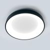 Кругла світлодіодна Led-люстра у чорному корпусі з пультом до 15 м² Sirius GLD-23412 BK