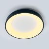 Кругла світлодіодна Led-люстра у чорному корпусі з пультом до 15 м² Sirius GLD-23412 BK