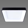 Світлодіодна чорна Led-люстра квадратної форми з пультом на 80 Вт, до 18 м² Sirius GLD-23412 BK