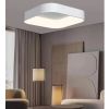 Світлодіодна біла Led люстра до 15 м² квадратної форми з пультом на 64 Вт Sirius GLD-23413 WT 64W