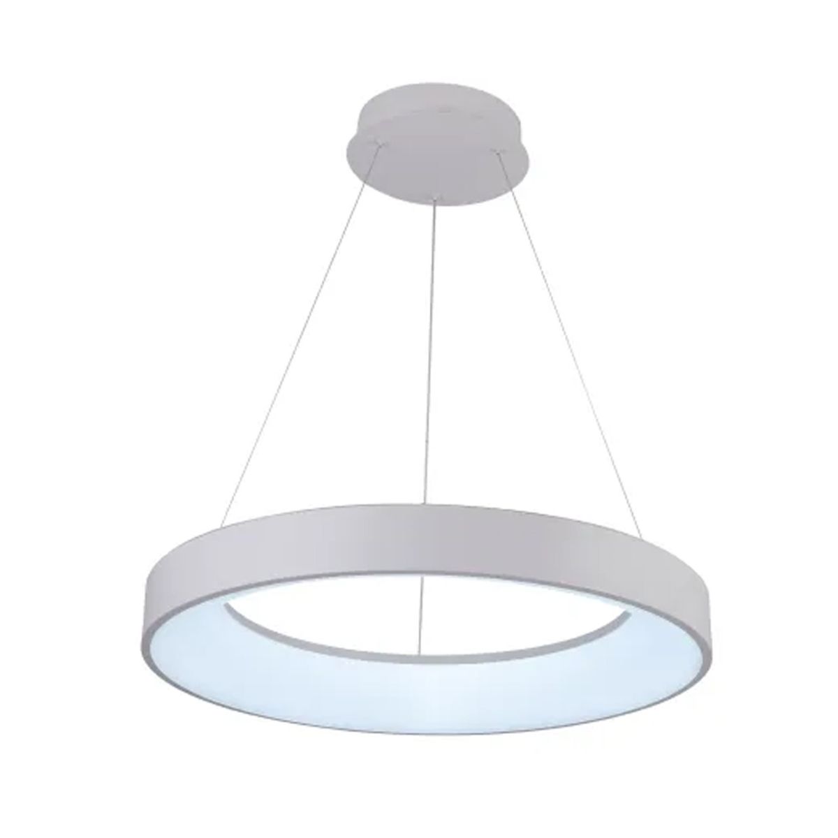 Підвісна Led-люстра чорна у формі кільця VALESO V 1136 WT