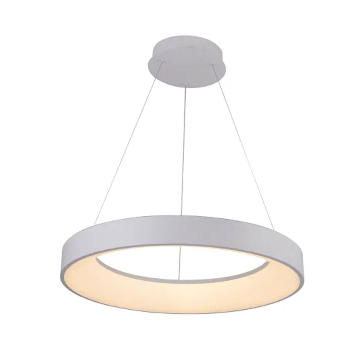 Підвісна Led-люстра чорна у формі кільця VALESO V 1136 WT