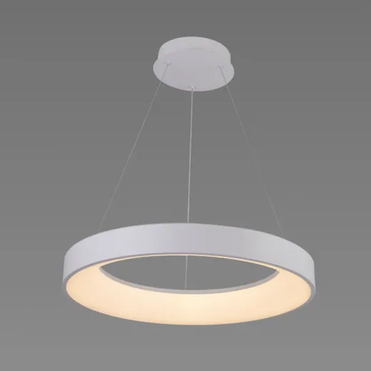 Підвісна Led-люстра чорна у формі кільця VALESO V 1136 WT