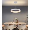 Підвісна Led-люстра чорна у формі кільця VALESO V 1136 WT