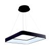 Підвісна Led-люстра чорна квадратної форми VALESO V 1137 BK