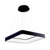 Підвісна Led-люстра чорна квадратної форми VALESO V 1137 BK