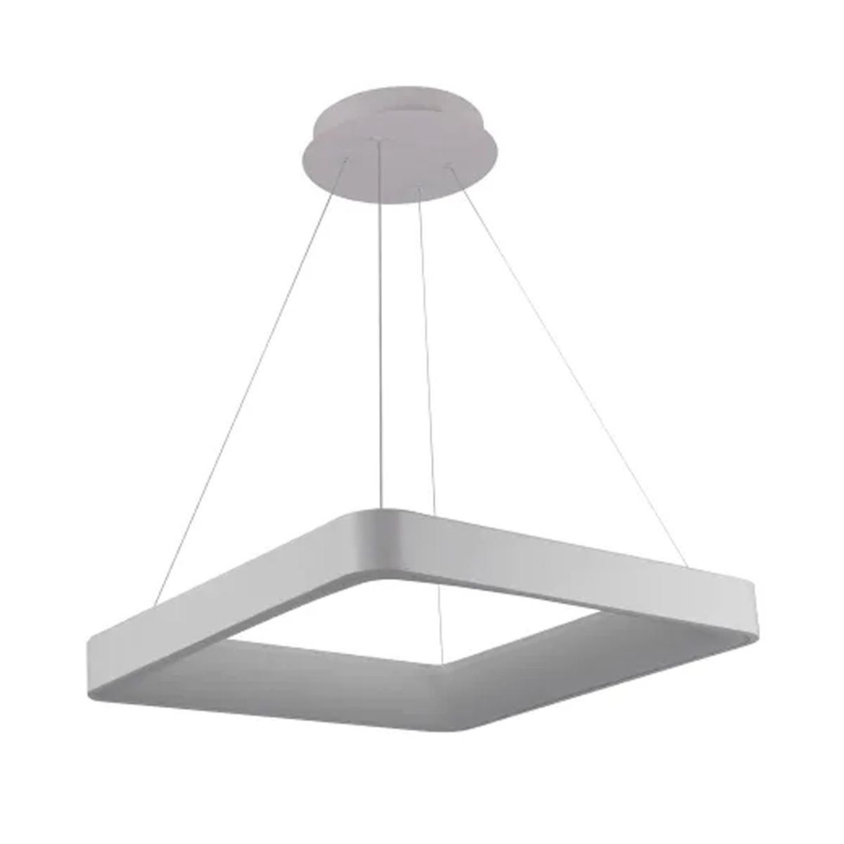 Квадратна підвісна Led-люстра біла VALESO V 1137 WT