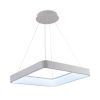 Квадратна підвісна Led-люстра біла VALESO V 1137 WT