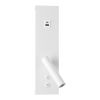 Білий настінний спотовий Led-світильник BITRIX-W USB+TYPE-C VIOLUX 15W