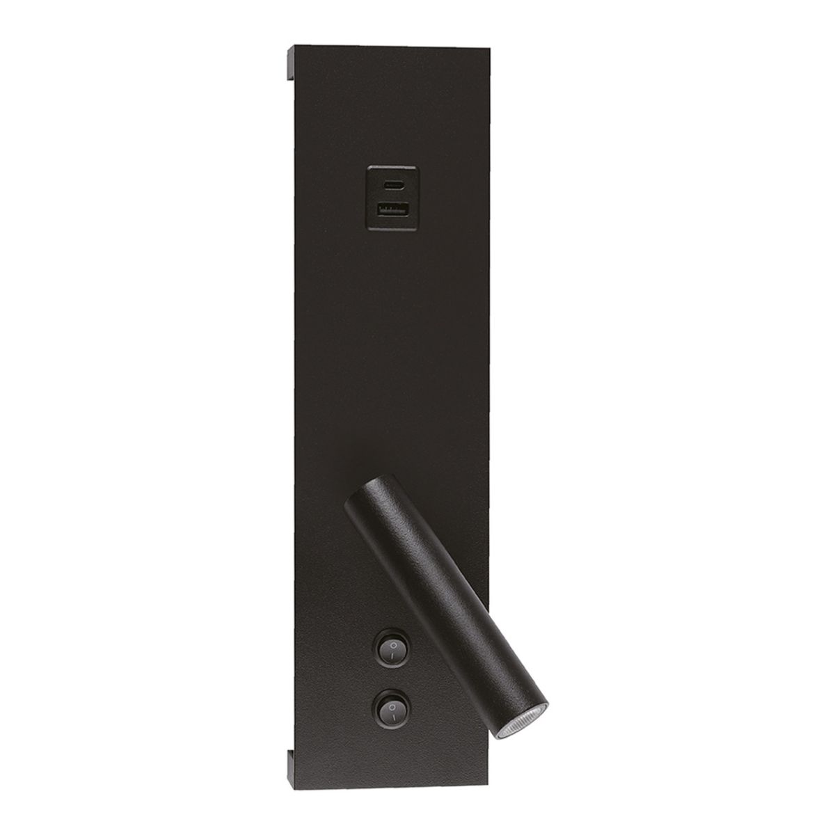 Чорний настінний спотовий Led-світильник BITRIX-W USB+TYPE-C VIOLUX 15W