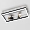Стельова LED-люстра до 15м² з поворотними спотами V K38624-3 BK+FGD (52W)