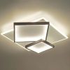 Квадратна Led-люстра у чорно-біла на 108 Вт, до 18 м² Sirius 77768/500*500 WT+BK