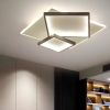Квадратна Led-люстра у чорно-біла на 108 Вт, до 18 м² Sirius 77768/500*500 WT+BK