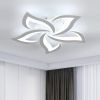 LED люстра Лотос до 15м²у білому кольорі з пультом керування ELLA 50W (10594)