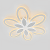 Стельова LED люстра 120W біла освітлення до 30 м² (AURORA DOUBLE)
