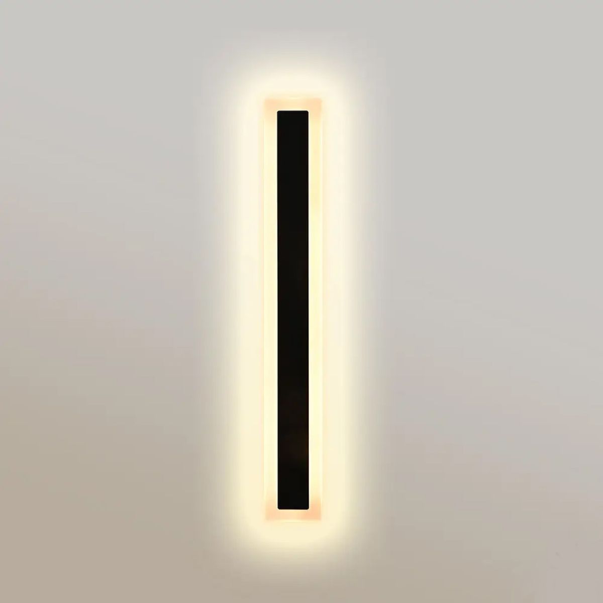 Фасади Led світильник 90 см архітектурний для інтер'єру та вулиці SOLEIN 23W S BLACK