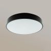 Led-люстра кругла до 15 м² у чорному корпусі на 75 Вт (ONIX R 10485)