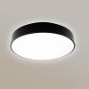 Led-люстра кругла до 15 м² у чорному корпусі на 75 Вт (ONIX R 10485)