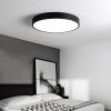 Led-люстра кругла до 15 м² у чорному корпусі на 75 Вт (ONIX R 10485)