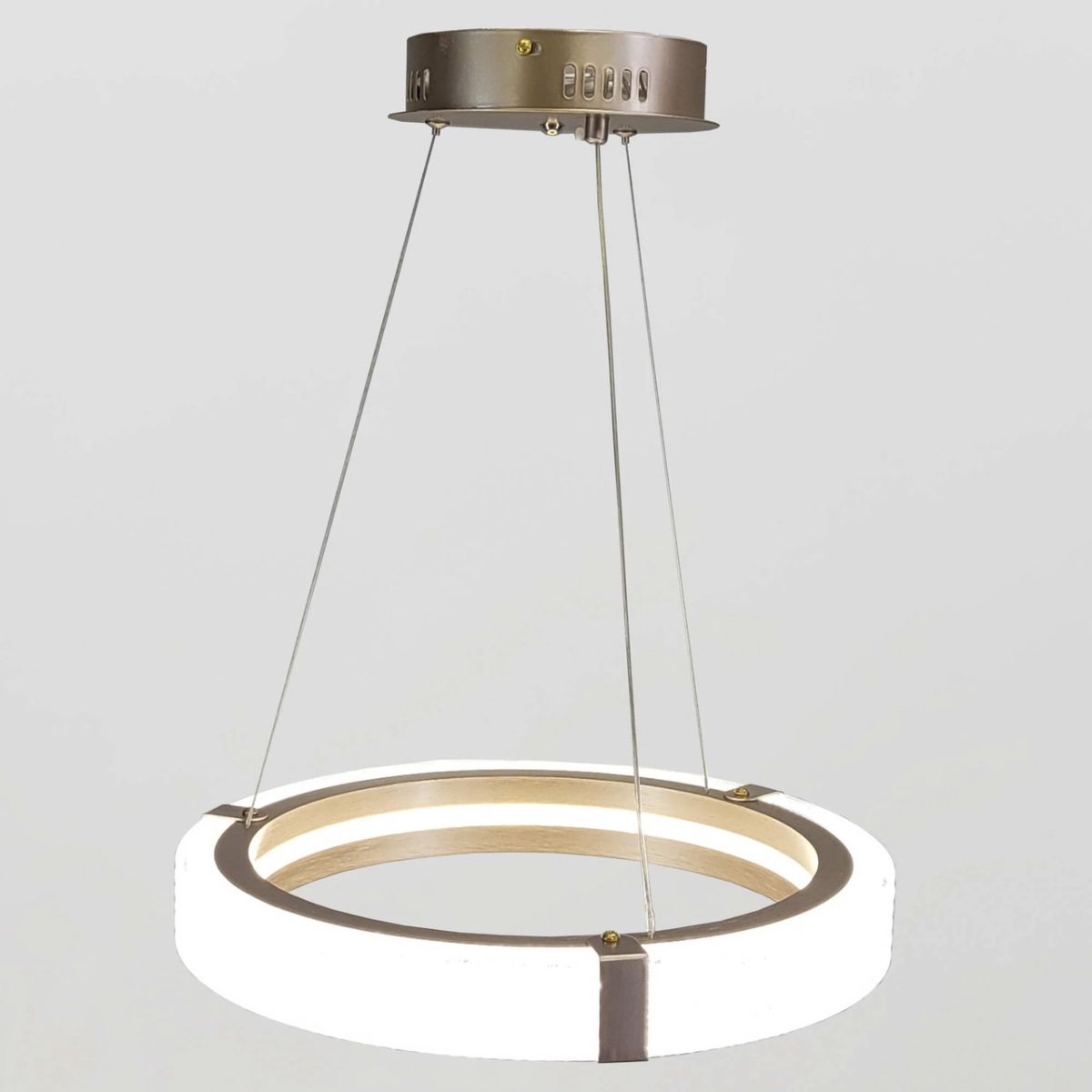 Сучасна LED-люстра-кільце (Рожеве золото матове, 40 см) MB240118/40RGD
