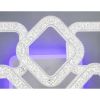 Квадратна світлодіодна Led-люстра з пультом у білому кольорі, 90 Вт до 18 м²