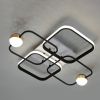 Led люстра до 18 м² світлодіодна з пультом (MX2990-2+2A WH+BK)