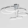 Елегантна LED люстра 6 кілець, три кольори освітлення (BO-5100/5CH)