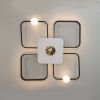 Світлодіодна Led-люстра до 18 м² з пультом та зоряним небом (MX2990-2+2B WH+BK)
