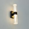 Елегантне світлодіодне Led-Бра циліндричної форми в чорному корпусі 9151-A BK