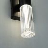 Елегантне світлодіодне Led-Бра циліндричної форми в чорному корпусі 9151-A BK