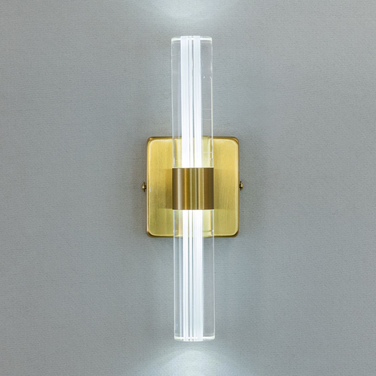 Золоте світлодіодне Led-Бра циліндричної форми 9152-A GD