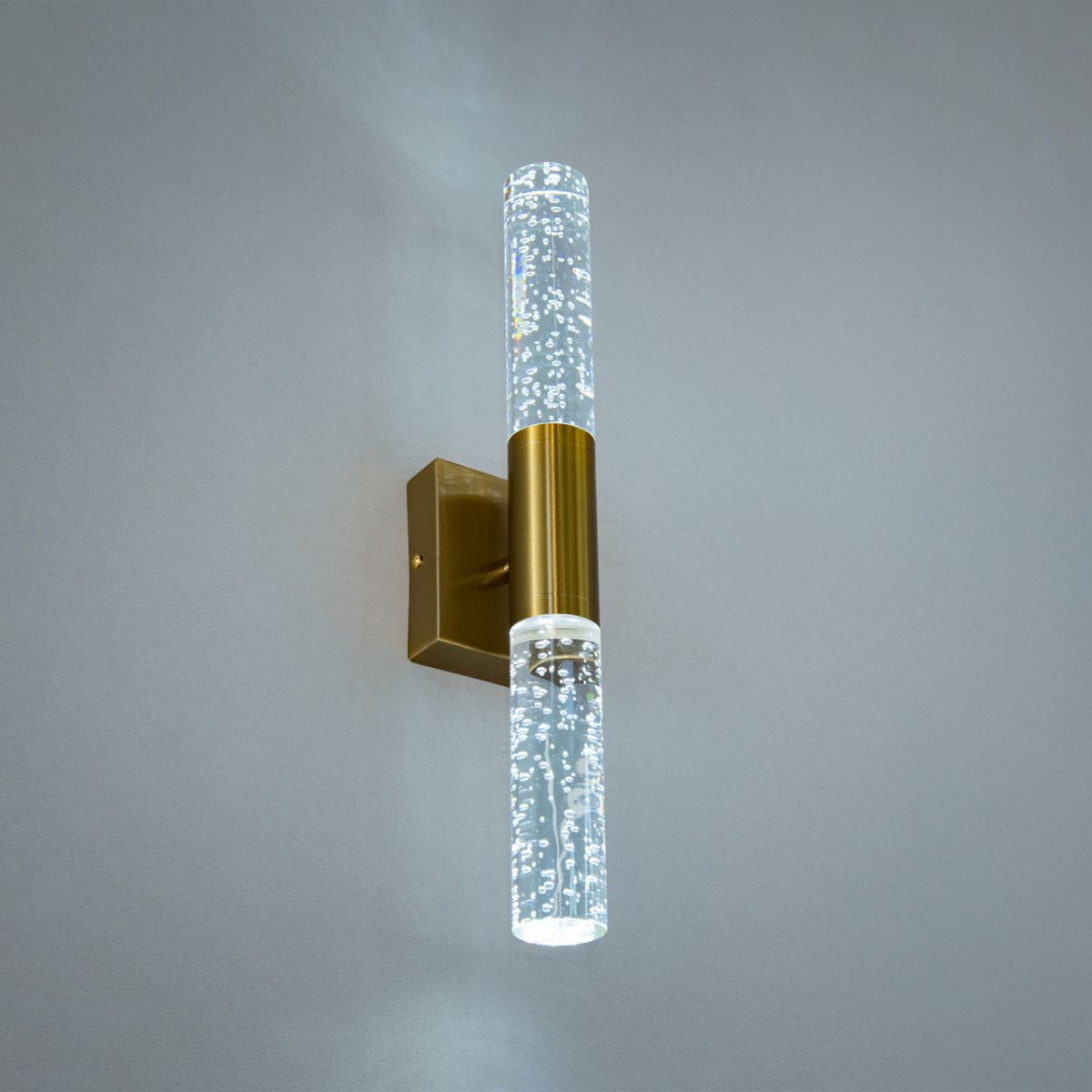 Золоте світлодіодне Led-Бра циліндричної форми F3068GD