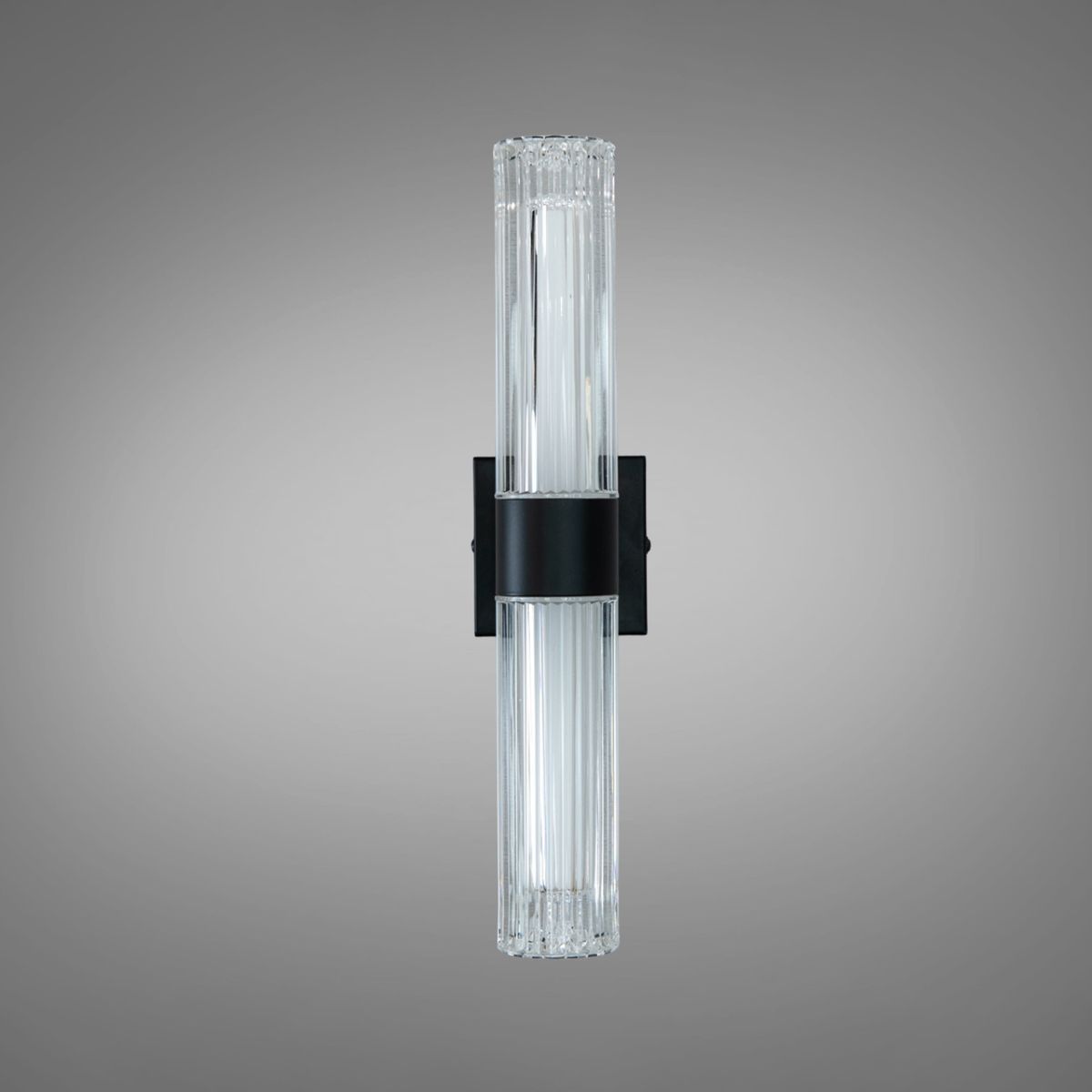 Сучасне Led бра циліндричної форми чорного кольору (F3018BK)