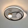 Кругла Led люстра освітлення до 15 м ² з пультом управління чорно-біла (MX2989-2A WH+BK)