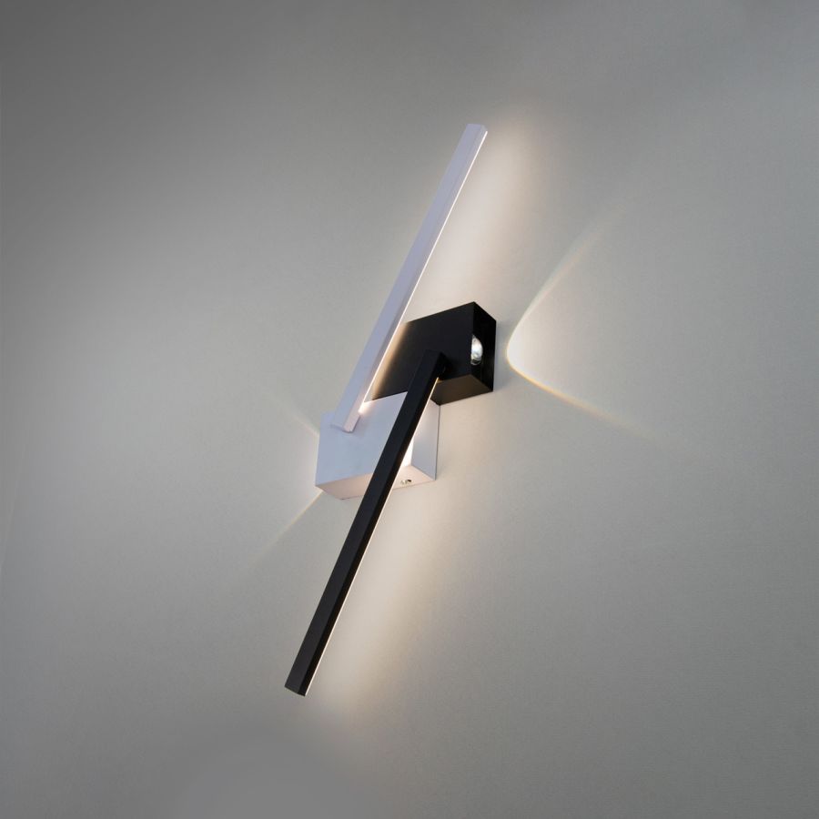 Ультрасучасне світлодіодне Led-Бра у чорно-білому кольорі Q3/600BK
