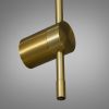 Подовжене свiтлодiодне Led-Бра 60 см у бронзовому корпусі Stick Bronze Minimal 2042/600 brass