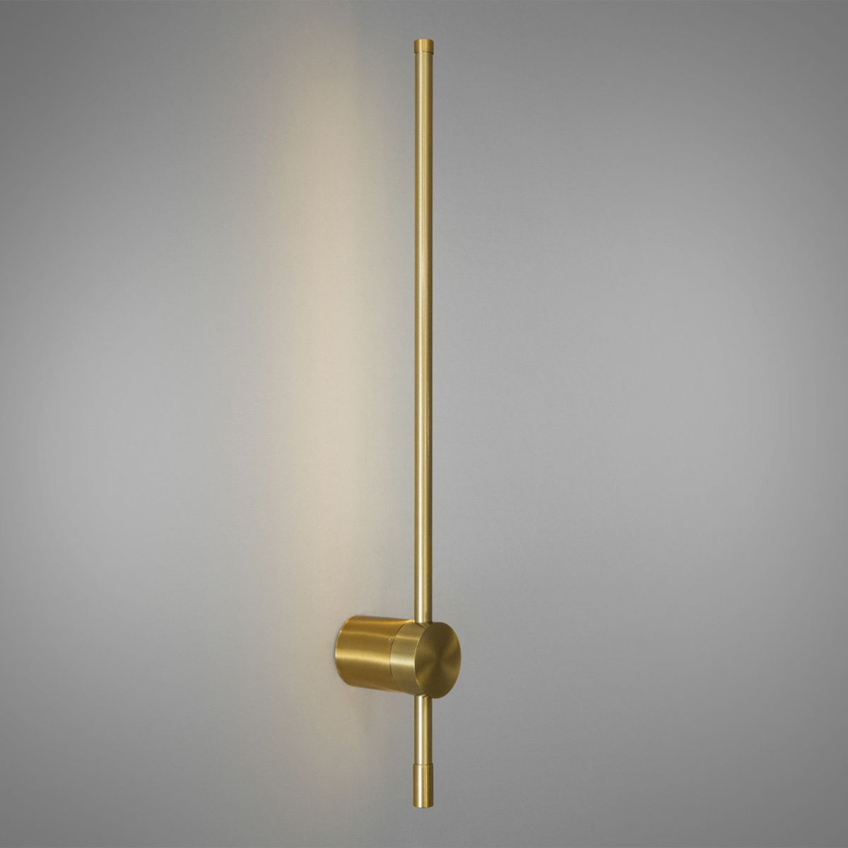 Подовжене свiтлодiодне Led-Бра 60 см у бронзовому корпусі Stick Bronze Minimal 2042/600 brass