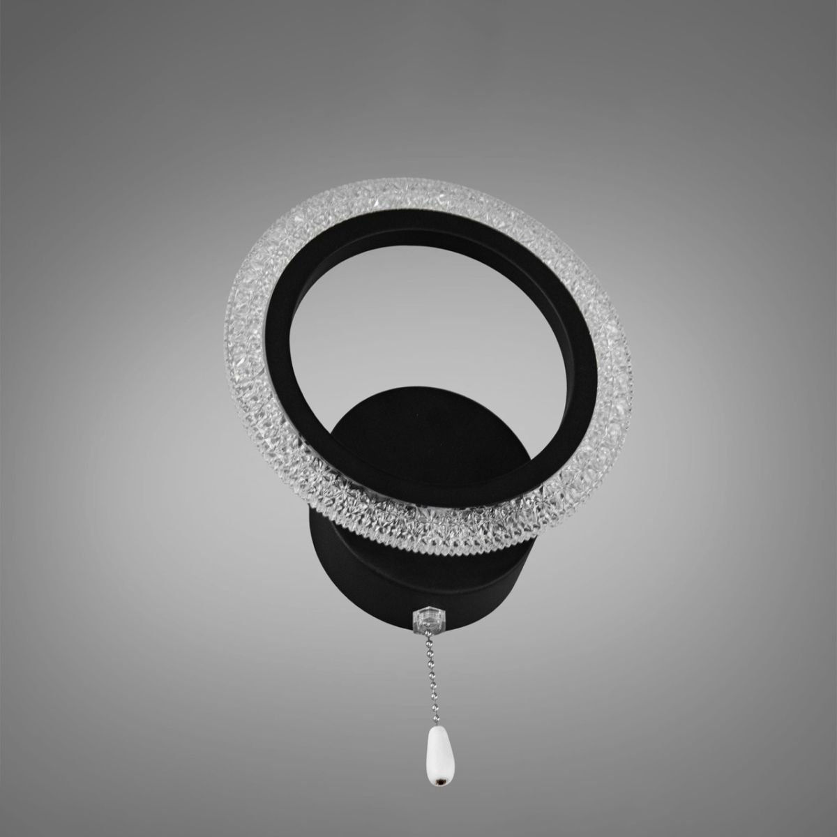 Кругле чорне свiтлодiодне Led-Бра 2408/1BK