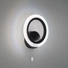 Кругле чорне свiтлодiодне Led-Бра 2408/1BK