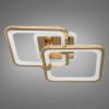 Золота Led-люстра з пультом  до 10 м² (8208/2G LED 3color dimmer)