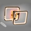 Золота Led-люстра з пультом  до 10 м² (8208/2G LED 3color dimmer)