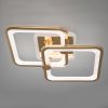 Золота Led-люстра з пультом  до 10 м² (8208/2G LED 3color dimmer)